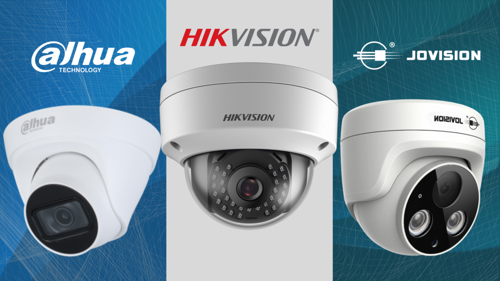 Dahua, Jovision, Hikvision